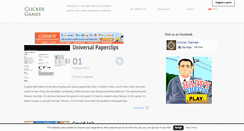 Desktop Screenshot of clickergames.net